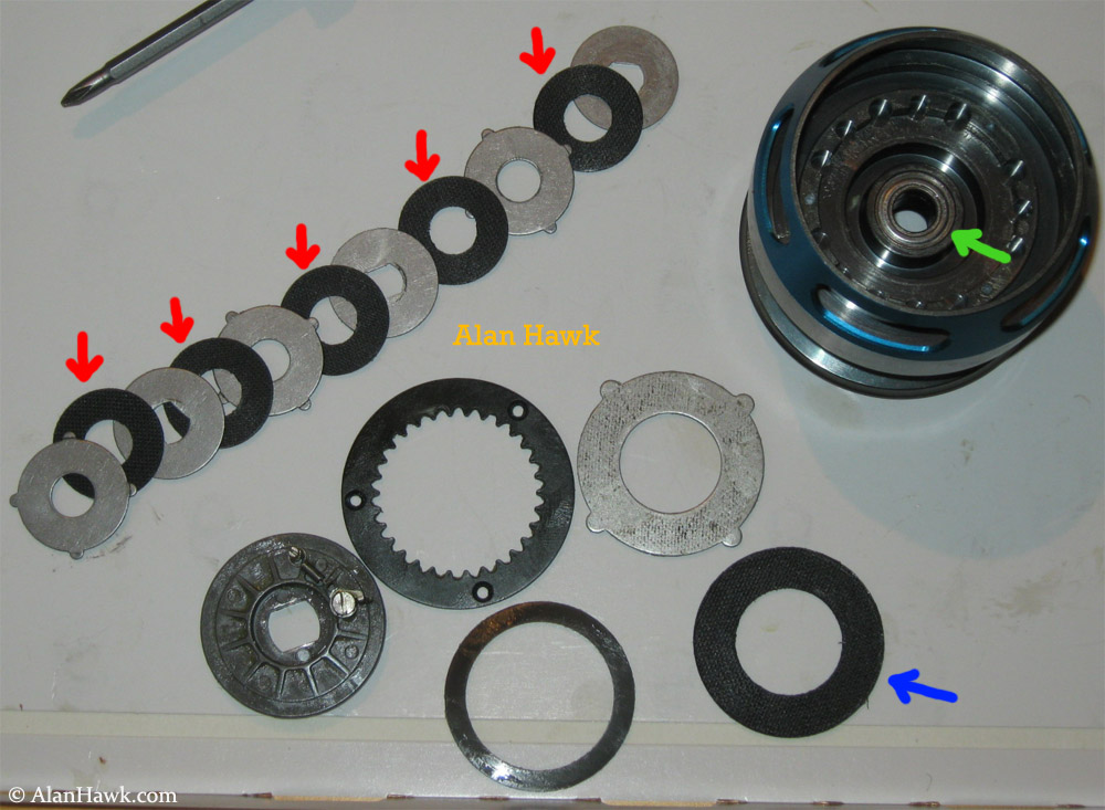 Quantum reel repair parts (spool Boca BSP 80 PTSE, 80 PTSD)