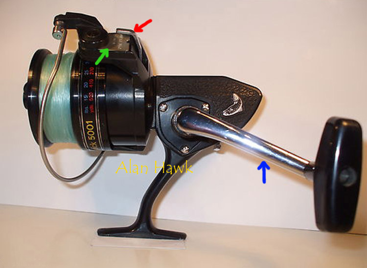 Quick 238 Fishing Reel Bail 100-196 NOS 1 new old stock D.A.M 