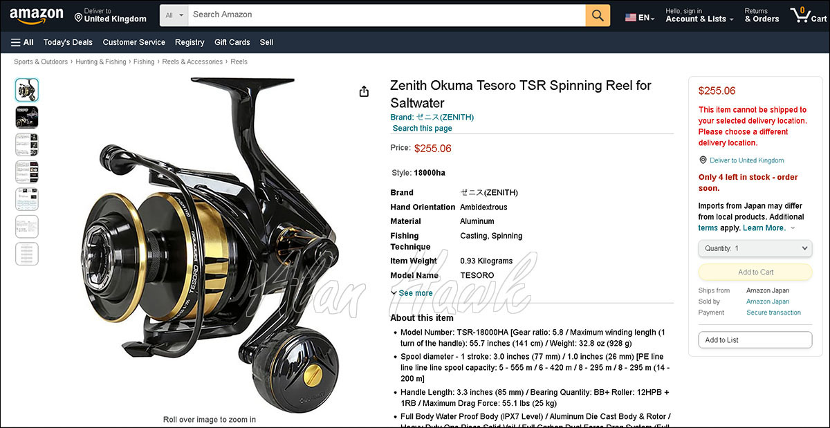Okuma Tesoro Review - AlanHawk.com